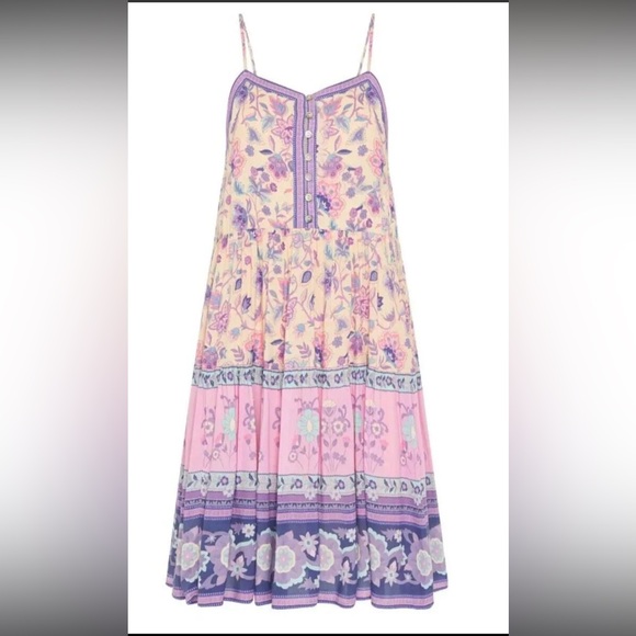 Spell and The Gypsy Collective Portobello Strappy Mini Dress NWT! - Picture 4 of 6